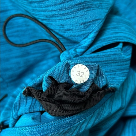 Lululemon Men’s Blue Current State Board Shorts Beach Swim Drawstring Logo Sz 32 - Picture 4 of 6